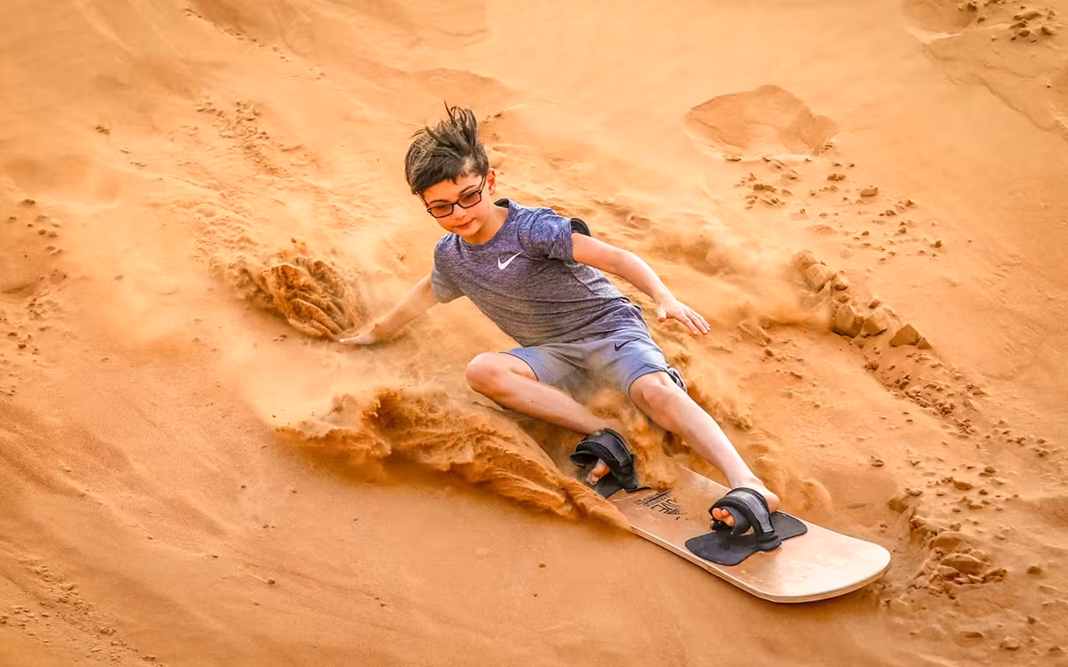 Morning Desert Safari Dubai with Dune Bashing & Sand Boarding guest snapshot 5