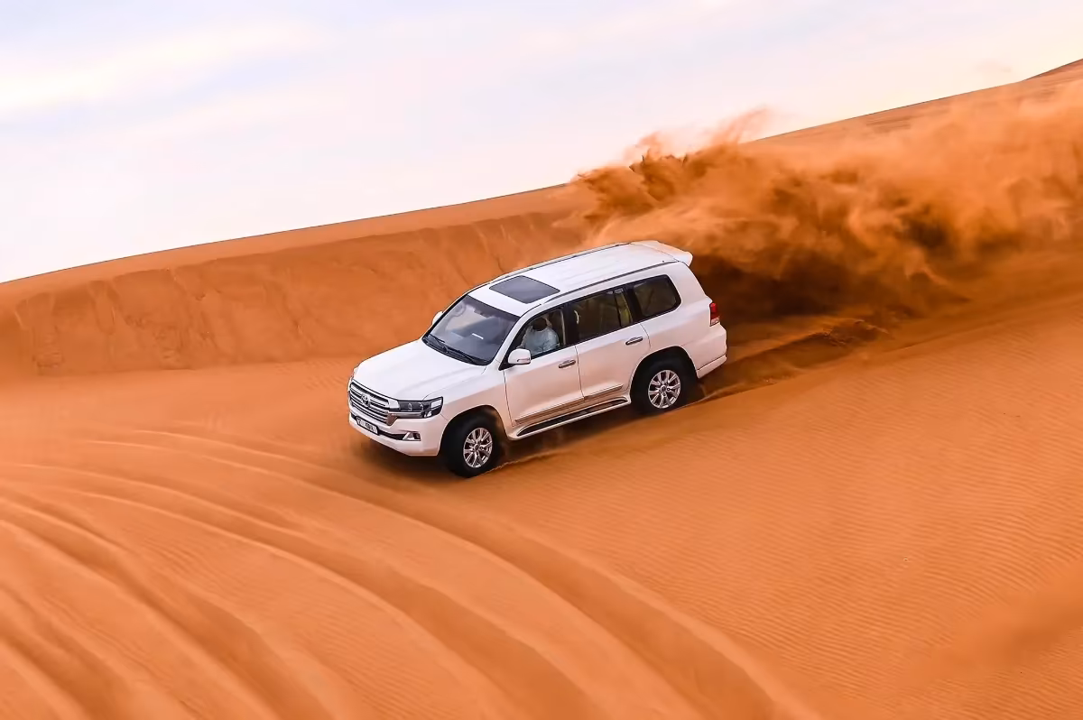 Morning Desert Safari Dubai with Dune Bashing & Sand Boarding image 1